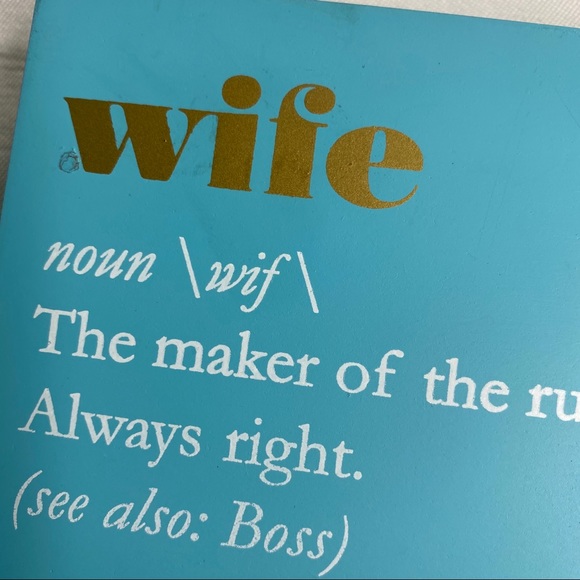 🚨Macbeth collection WIFE “the boss” decoration - Picture 7 of 13